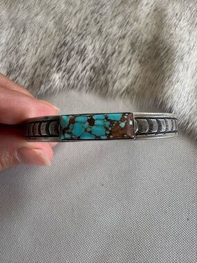 Mine 8 Turquoise Sterling silver Bracelet